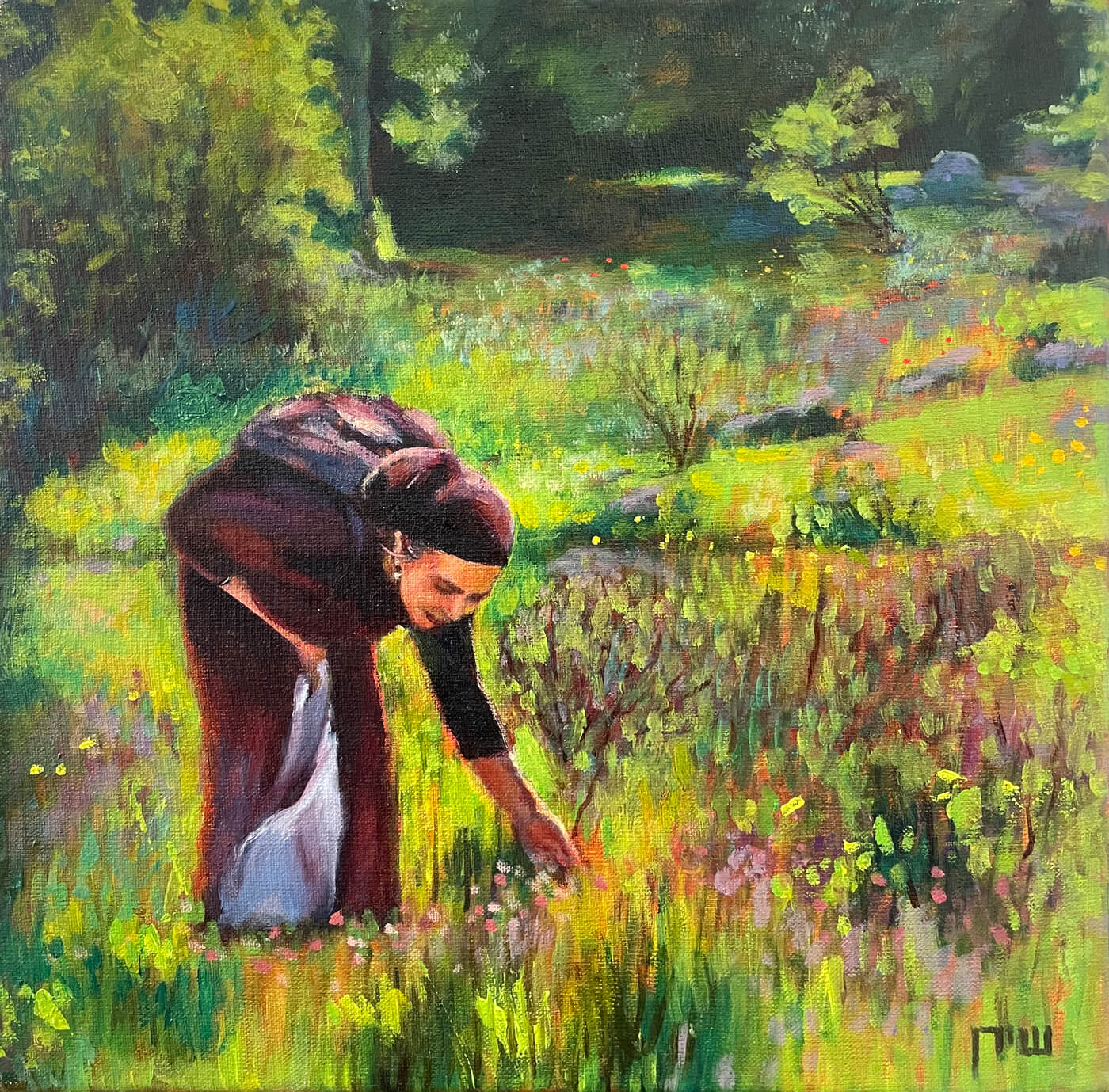 oil on canvas painting