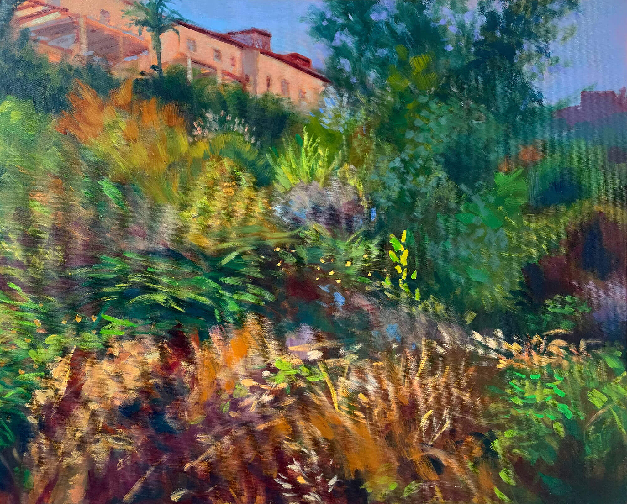 landscape with homes